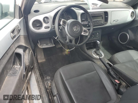 2014 Volkswagen Beetle 2.5L w/Sun with VIN 3VWJP7AT6EM607765, listed as a Copart auction lot 54327525 with Not Provided miles and Salvage Title. Bid and sale history available at DreamBid. Image 8.