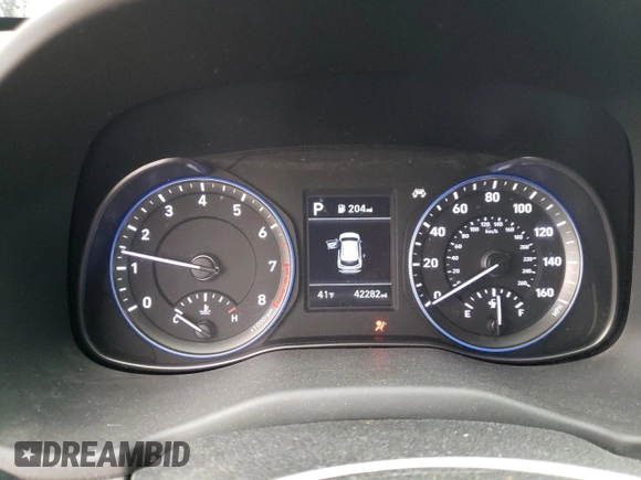 2020 Hyundai Kona SEL with VIN KM8K22AA1LU523042, listed as a Copart auction lot 71106232 with 42,282 mi miles. Bid and sale history available at carsss.com. Image 9.