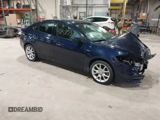 2014 Dodge Dart SXT with VIN 1C3CDFBB4ED743901, listed as a IAAI auction lot 41848537 with 105,405 mi miles. Bid and sale history available at carsss.com. Image 1.