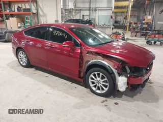 2017 Ford Fusion SE with VIN 3FA6P0HD2HR156040, listed as a IAAI auction lot 41718093 with 48,118 mi miles. Bid and sale history available at carsss.com. Image 1.