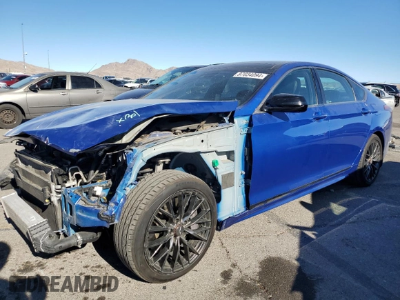 2020 Genesis G80 Sport with VIN KMTFN4JB0LU329802, listed as a Copart auction lot 87034094 with 35,562 mi miles and Salvage title. Bid and sale history available at DreamBid. Image 1.