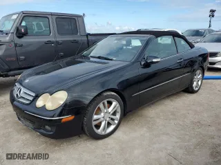2009 Mercedes-Benz CLK-Class 3.5L with VIN WDBTK56F39T108168, listed as a Copart auction lot 76090024 with 0 mi miles and Salvage Title. Bid and sale history available at carsss.com. Image 1.