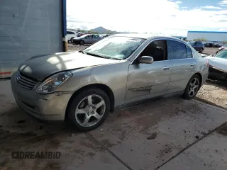 2004 Infiniti G35 w/Leather with VIN JNKCV51E54M109962, listed as a Copart auction lot 48748955 with 122,180 mi miles and Salvage Title. Bid and sale history available at DreamBid. Image 1.