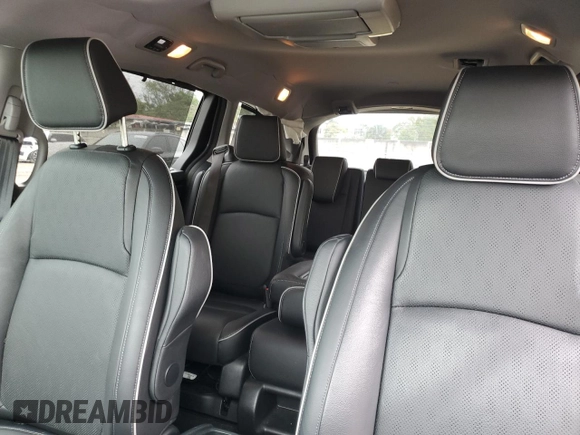 2024 Honda Odyssey Elite with VIN 5FNRL6H96RB004072, listed as a Copart auction lot 42654965 with 4,727 mi miles and Salvage Title. Bid and sale history available at carsss.com. Image 10.