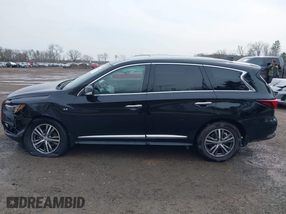 2020 Infiniti QX60 LUXE with VIN 5N1DL0MM2LC514730, listed as a IAAI auction lot 41913563 with 43,279 mi miles. Bid and sale history available at carsss.com. Image 14.