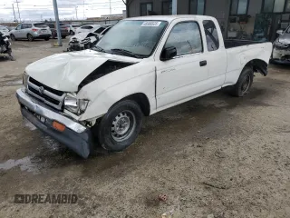 1999 Toyota Tacoma z VIN 4TAVL52N9XZ422076, wystawiony jako Copart lot #48988525 z przebiegiem 153 446 mil mil oraz Szkoda całkowita • Salvage title. Historia ofert i sprzedaży dostępna na DreamBid. Obrazek 1.