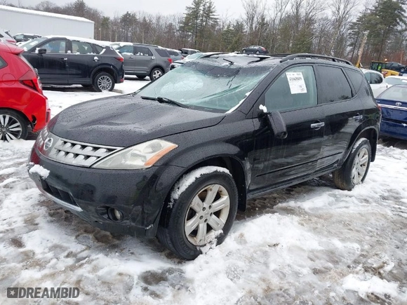 2007 Nissan Murano SL with VIN JN8AZ08W97W633966, listed as a IAAI auction lot 41668809 with NaN miles. Bid and sale history available at carsss.com. Image 2.