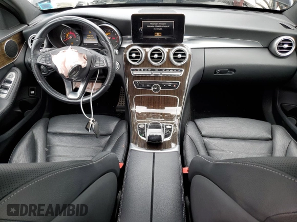 2018 Mercedes-Benz C 300 with VIN 55SWF4KBXJU262480, listed as a Copart auction lot 68102534 with 58,003 mi miles and Salvage Title. Bid and sale history available at DreamBid. Image 8.