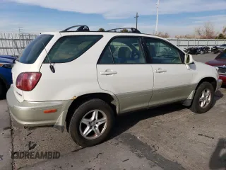 1999 Lexus RX 300 Luxury SUV with VIN JT6HF10U5X0094419, listed as a Copart auction lot 83865004 with 245,914 mi miles and Salvage Title. Bid and sale history available at carsss.com. Image 3.