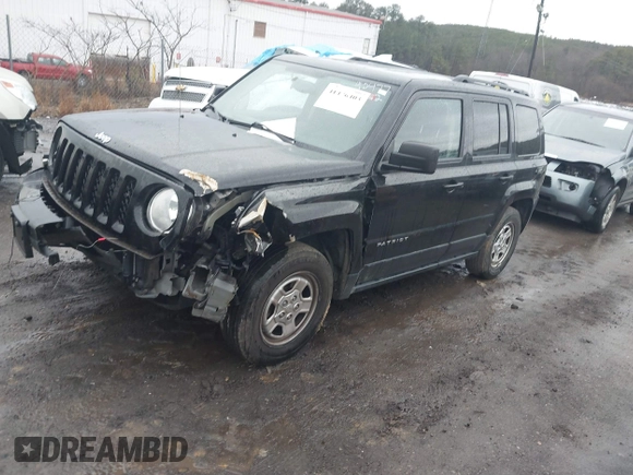2017 Jeep Patriot Sport SE with VIN 1C4NJPBA7HD122716, listed as a IAAI auction lot 41476403 with 91,816 mi miles and . Bid and sale history available at DreamBid. Image 17.
