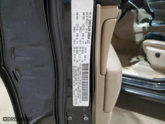2014 Jeep Grand Cherokee Overland with VIN 1C4RJFCG8EC320849, listed as a Copart auction lot 49447355 with 183,726 mi miles and Salvage Title. Bid and sale history available at carsss.com. Image 13.