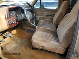 1987 Ford Bronco Custom with VIN 1FMEU15H6HLA11430, listed as a Copart auction lot 89069465 with 2,155 mi miles and Salvage Title. Bid and sale history available at carsss.com. Image 7.