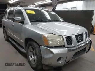 2007 Nissan Armada SE z VIN 5N1BA08A17N712870, wystawiony jako IAAI lot #42167400 z przebiegiem 180 199 mil mil oraz . Historia ofert i sprzedaży dostępna na DreamBid. Obrazek 1.