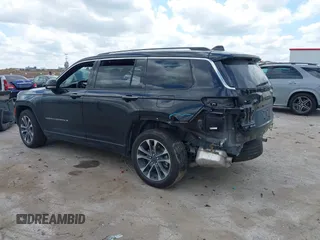 2021 Jeep Grand Cherokee Overland with VIN 1C4RJKDG2M8132417, listed as a IAAI auction lot 42108830 with 38,092 mi miles and . Bid and sale history available at DreamBid. Image 3.