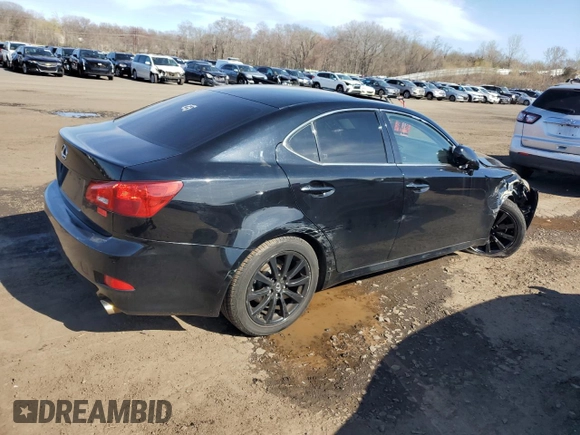 2006 Lexus IS 250 with VIN JTHCK262X62005472, listed as a Copart auction lot 52777295 with 148,259 mi miles and Salvage Title. Bid and sale history available at DreamBid. Image 3.