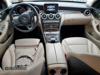 2015 Mercedes-Benz C-Class C 300 Luxury with VIN 55SWF4KB6FU077883, listed as a Copart auction lot 53698555 with 114,148 mi miles and Clean Title. Bid and sale history available at carsss.com. Image 8.