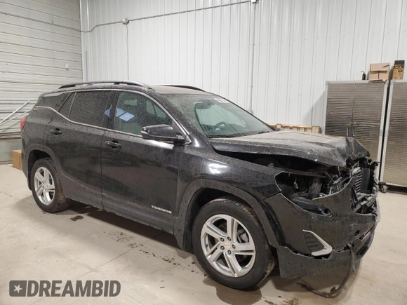 2018 GMC Terrain SLE with VIN 3GKALTEXXJL246257, listed as a Copart auction lot 48801545 with 126,531 mi miles and Salvage Title. Bid and sale history available at carsss.com. Image 4.