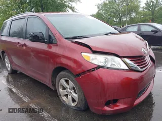 2016 Toyota Sienna LE AAS with VIN 5TDKK3DC1GS742813, listed as a IAAI auction lot 42329332 with 142,353 mi miles and . Bid and sale history available at DreamBid. Image 1.