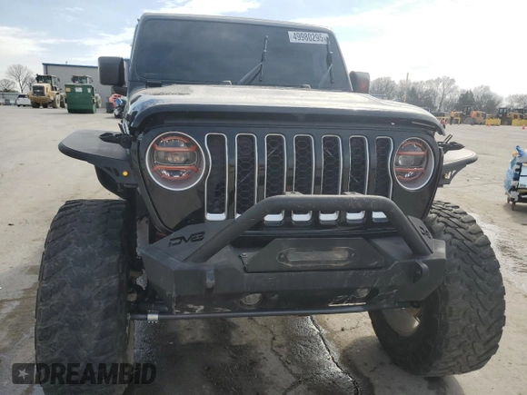 2020 Jeep Gladiator Overland z VIN 1C6HJTFG4LL137667, wystawiony jako Copart lot #49980295 z przebiegiem 49 016 mil mil oraz Szkoda całkowita • Salvage title. Historia ofert i sprzedaży dostępna na DreamBid. Obrazek 5.