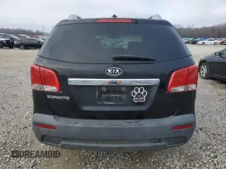 2011 Kia Sorento LX with VIN 5XYKT4A22BG054386, listed as a Copart auction lot 85005104 with 182,281 mi miles and Salvage Title. Bid and sale history available at carsss.com. Image 6.