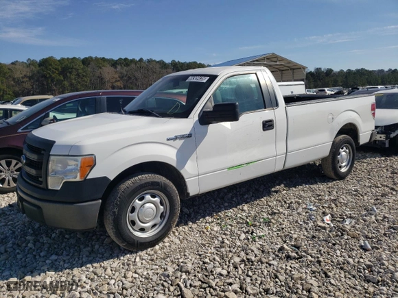 2014 Ford F-150 XL with VIN 1FTMF1CM6EKD01419, listed as a Copart auction lot 88309435 with 312,890 mi miles and Clean Title. Bid and sale history available at carsss.com. Image 1.