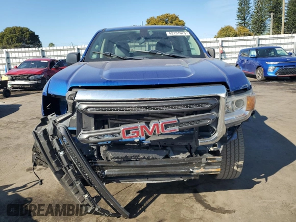 2020 GMC Canyon 2WD with VIN 1GTG5BENXL1154312, listed as a Copart auction lot 42131625 with 120,629 mi miles and Salvage Title. Bid and sale history available at carsss.com. Image 5.