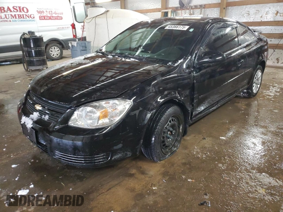 2010 Chevrolet Cobalt 1LT with VIN 1G1AD1F55A7143335, listed as a Copart auction lot 45366175 with 22,018 mi miles and Salvage Title. Bid and sale history available at DreamBid. Image 1.