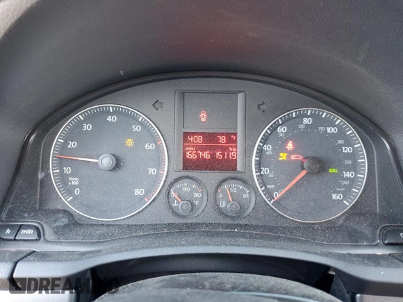 2006 Volkswagen Rabbit with VIN WVWCS71K96W188006, listed as a Copart auction lot 78758134 with 166,746 mi miles and Clean title. Bid and sale history available at DreamBid. Image 9.
