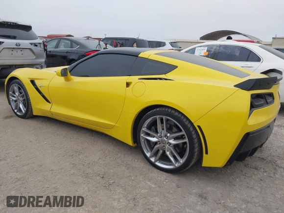 2019 Chevrolet Corvette 3LT with VIN 1G1YF2D74K5108592, listed as a IAAI auction lot 41543924 with 69,513 mi miles. Bid and sale history available at carsss.com. Image 3.