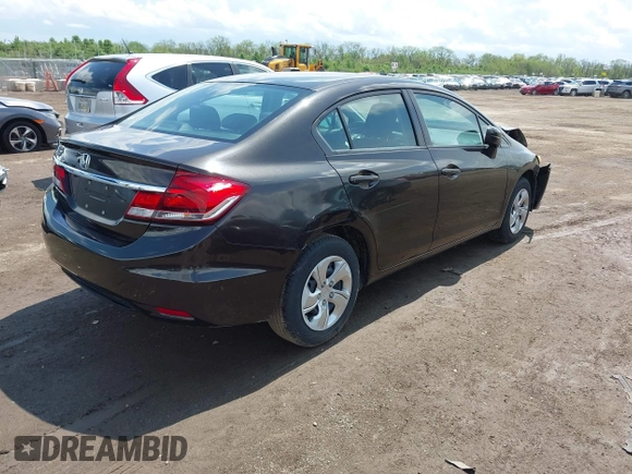 2014 Honda Civic LX z VIN 2HGFB2F57EH544194, wystawiony jako IAAI lot #42162724 z przebiegiem 131 255 mil mil oraz . Historia ofert i sprzedaży dostępna na DreamBid. Obrazek 4.