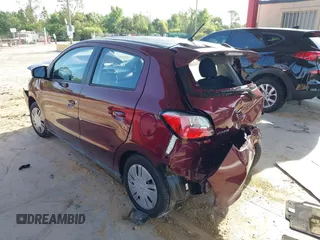 2024 Mitsubishi Mirage ES with VIN ML32AUHJ2RH037790, listed as a IAAI auction lot 42376713 with 3,542 mi miles and . Bid and sale history available at DreamBid. Image 3.