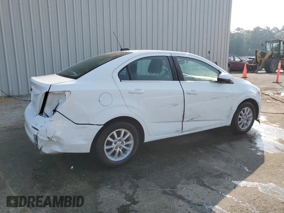 2018 Chevrolet Sonic LT with VIN 1G1JD5SH3J4132357, listed as a Copart auction lot 59164785 with 207,625 mi miles and Salvage title. Bid and sale history available at DreamBid. Image 3.