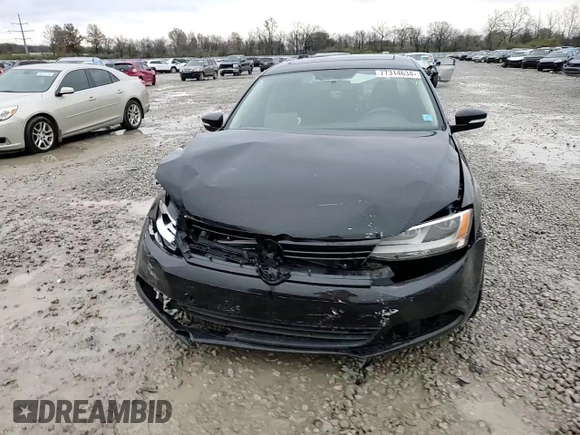 2012 Volkswagen Jetta SE with VIN 3VWDX7AJ9CM417564, listed as a Copart auction lot 77314634 with 235,196 mi miles and Salvage title. Bid and sale history available at DreamBid. Image 11.
