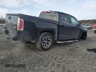 2015 GMC Canyon 4WD SLE with VIN 1GTG6BE34F1165547, listed as a Copart auction lot 43930715 with 124,970 mi miles and Salvage Title. Bid and sale history available at carsss.com. Image 3.