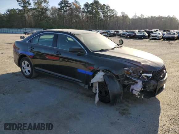 2015 Ford Police Interceptor with VIN 1FAHP2L84FG154079, listed as a Copart auction lot 49305095 with 102,265 mi miles and Salvage title. Bid and sale history available at DreamBid. Image 4.