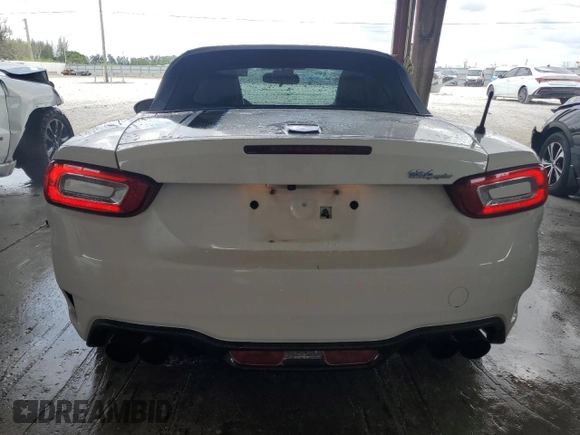 2017 FIAT 124 Spider Lusso with VIN JC1NFAEK6H0119071, listed as a Copart auction lot 52092965 with 79,803 mi miles and Salvage title. Bid and sale history available at DreamBid. Image 10.