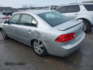2007 Kia Optima EX with VIN KNAGE124875157565, listed as a IAAI auction lot 41553065 with 189,258 mi miles. Bid and sale history available at carsss.com. Image 3.