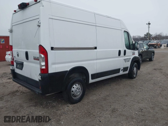 2019 Ram ProMaster Cargo with VIN 3C6TRVCG1KE526566, listed as a IAAI auction lot 41462260 with 192,275 mi miles and . Bid and sale history available at DreamBid. Image 4.
