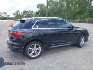 2020 Audi Q3 S line Premium Plus with VIN WA1EECF33L1052774, listed as a IAAI auction lot 42199200 with 55,008 mi miles and . Bid and sale history available at DreamBid. Image 4.
