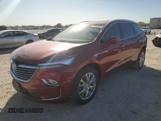 2022 Buick Enclave Essence with VIN 5GAERBKW5NJ164033, listed as a Copart auction lot 87062914 with 25,876 mi miles and Salvage Title. Bid and sale history available at carsss.com. Image 1.