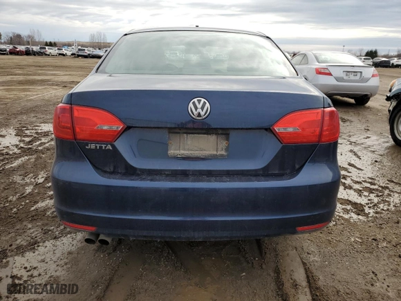 2012 Volkswagen Jetta Sedan S with VIN 3VW1K7AJ4CM348476, listed as a Copart auction lot 53036405 with 234,510 mi miles and Clean Title. Bid and sale history available at carsss.com. Image 6.