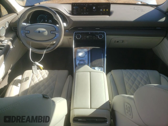 2022 Genesis GV80 z VIN KMUHCESC8NU084418, wystawiony jako Copart lot #86645144 z przebiegiem 34 815 mil mil oraz Szkoda całkowita • Salvage title. Historia ofert i sprzedaży dostępna na DreamBid. Obrazek 8.