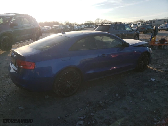 2016 Audi A5 Premium Plus with VIN WAUM2AFR7GA024109, listed as a Copart auction lot 43782365 with 127,854 mi miles and Salvage Title. Bid and sale history available at carsss.com. Image 3.