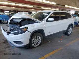 2021 Jeep Cherokee Latitude with VIN 1C4PJMCB5MD245357, listed as a Copart auction lot 45858495 with 52,187 mi miles and Salvage title. Bid and sale history available at DreamBid. Image 1.