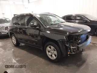 2014 Jeep Compass Sport with VIN 1C4NJCBA3ED777881, listed as a IAAI auction lot 41845518 with 113,566 mi miles. Bid and sale history available at carsss.com. Image 1.