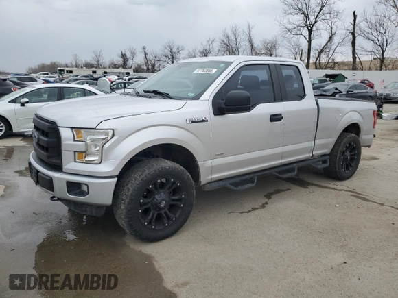 2015 Ford F-150 XLT with VIN 1FTEX1EP1FFD11200, listed as a Copart auction lot 47762895 with 116,120 mi miles and Salvage Title. Bid and sale history available at carsss.com. Image 1.