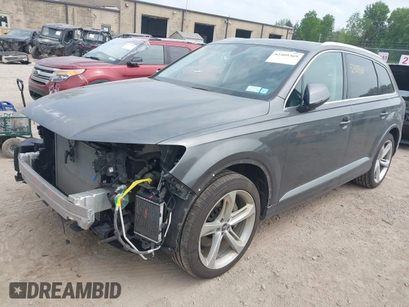 2019 Audi Q7 Prestige with VIN WA1VAAF78KD025828, listed as a IAAI auction lot 42409369 with 92,834 mi miles and . Bid and sale history available at DreamBid. Image 18.