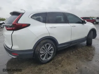 2020 Honda CR-V EX with VIN 5J6RW1H57LA016832, listed as a Copart auction lot 47686305 with 43,196 mi miles and Salvage Title. Bid and sale history available at carsss.com. Image 3.