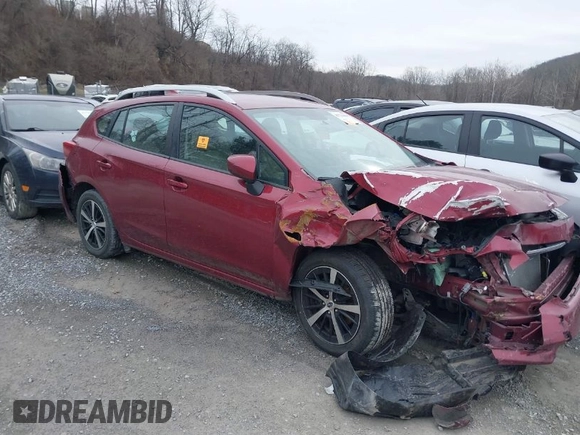 2023 Subaru Impreza Premium with VIN 4S3GTAV64P3715249, listed as a IAAI auction lot 41721880 with 36,566 mi miles and . Bid and sale history available at DreamBid. Image 1.