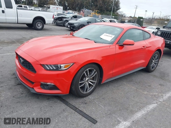 2016 Ford Mustang EcoBoost with VIN 1FA6P8TH0G5226970, listed as a IAAI auction lot 41884168 with 86,272 mi miles. Bid and sale history available at carsss.com. Image 2.